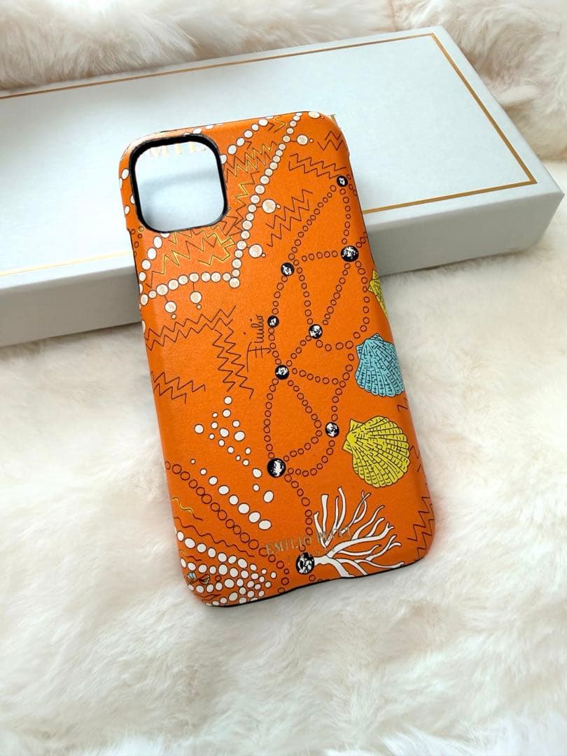正規品未使用　EMILIO PUCCI iPhone 11 ケース　箱付き