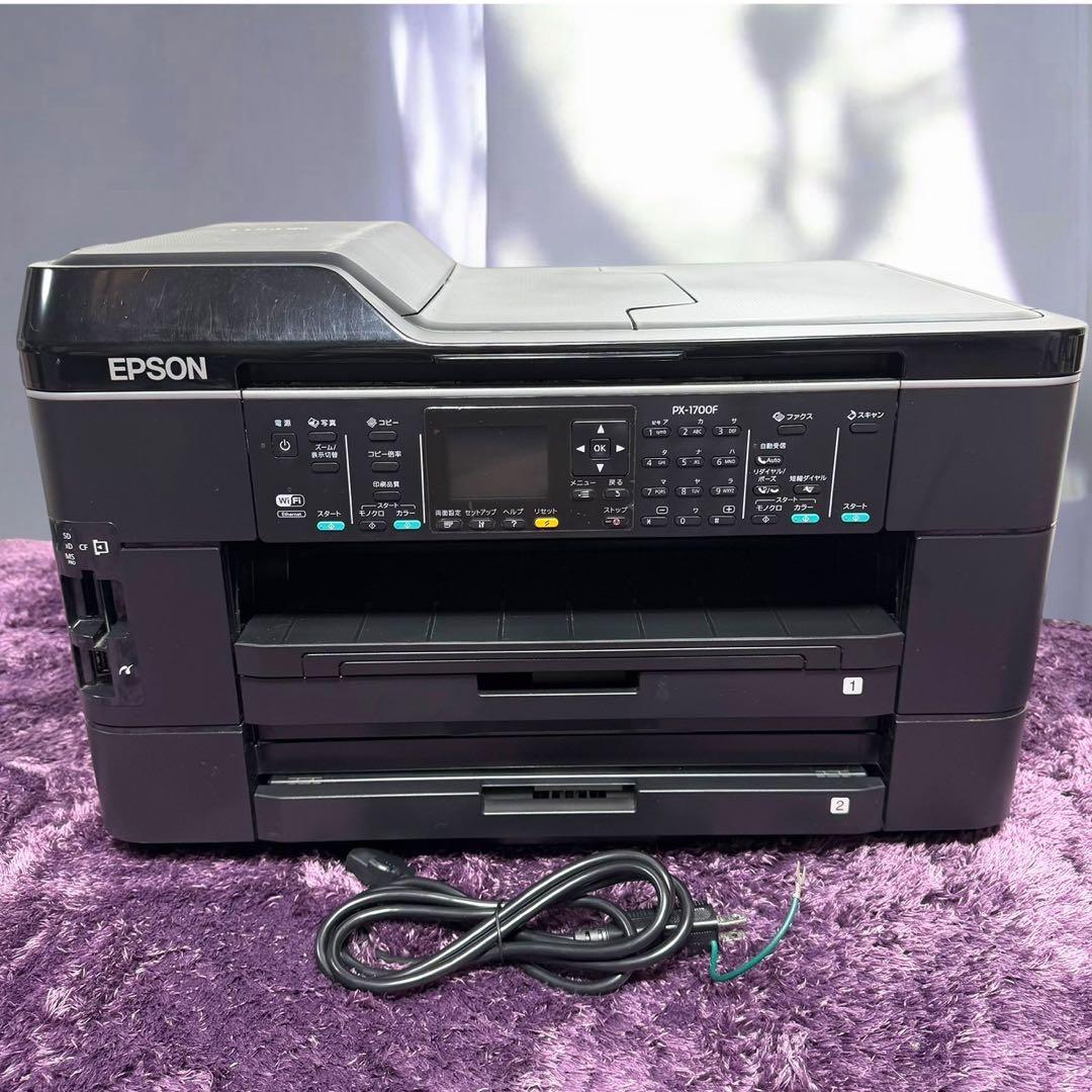 ☆ エプソン PX-1700F B A3インクジェット プリンター FAX複合機
