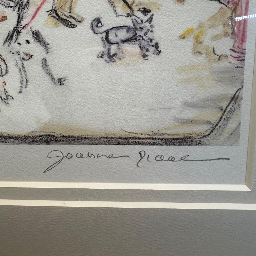 ♡Nb左1014 ジョアン・アイザック 絵画 直筆サイン入り ジクレー 版画