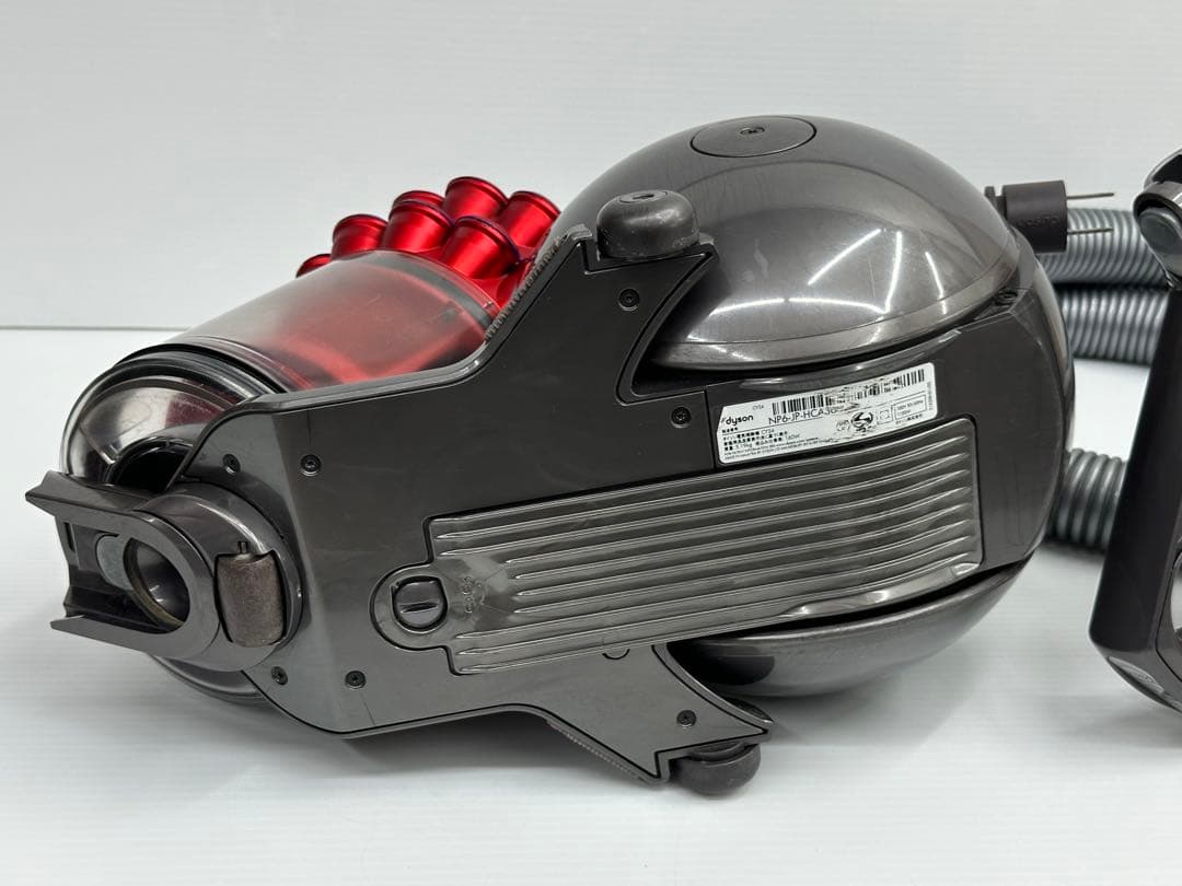 中古美品　動作保証　ダイソン　掃除機　ダスト　ホース セット　本体　赤　CY24