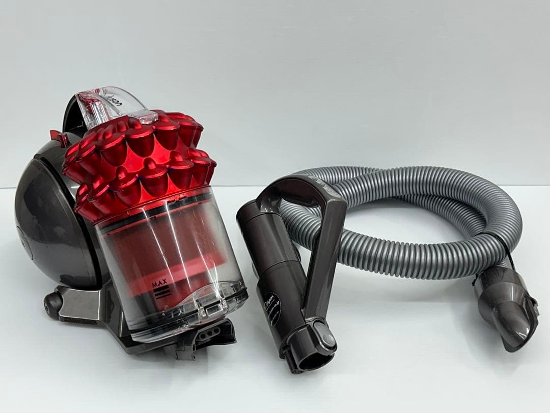 中古美品　動作保証　ダイソン　掃除機　ダスト　ホース セット　本体　赤　CY24