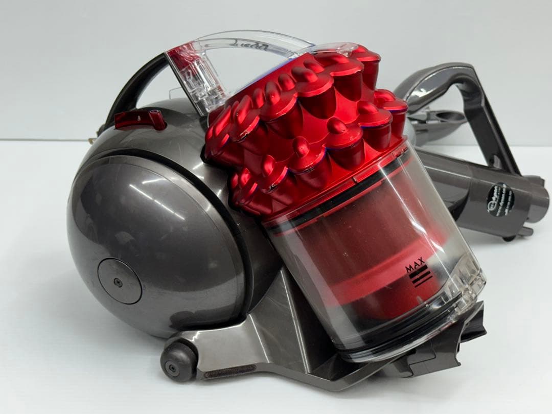 中古美品　動作保証　ダイソン　掃除機　ダスト　ホース セット　本体　赤　CY24