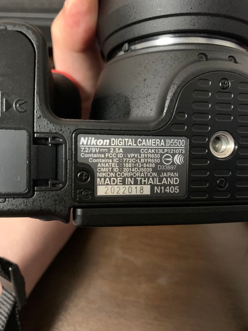 （美品）デジタルカメラ Nikon D5500 ダブルレンズ付き