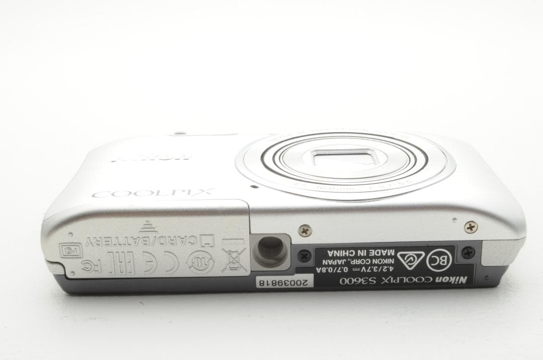★美品★Nikon ニコン COOLPIX S3600 シルバー