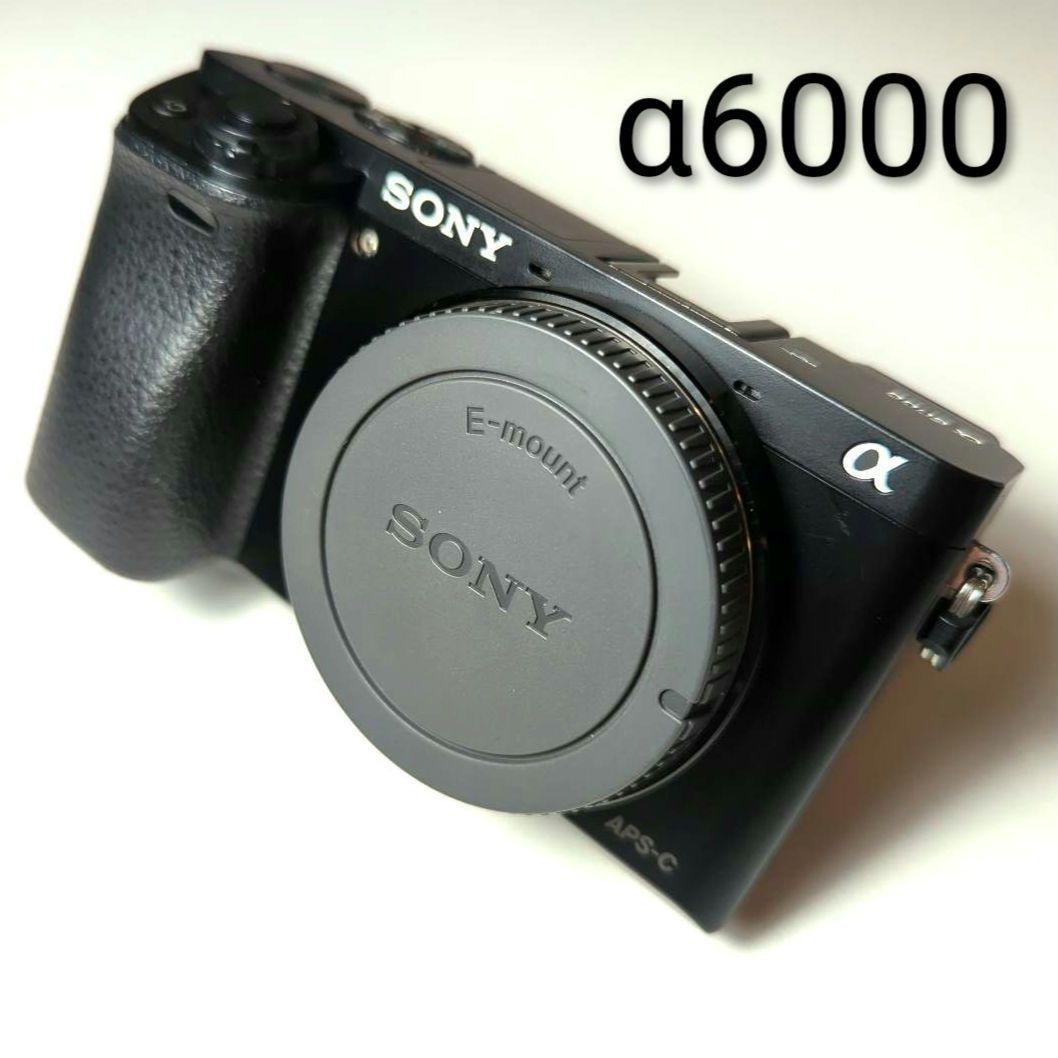 美品♪SONY α6000 カメラ とレンズセット　シャッター数11.796枚