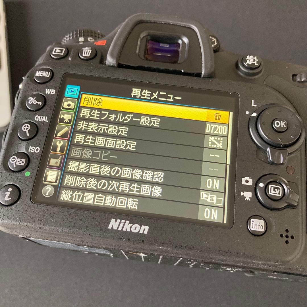 レンズなし【美品】NIKON D7200 35-70mm デジタル一眼レフ