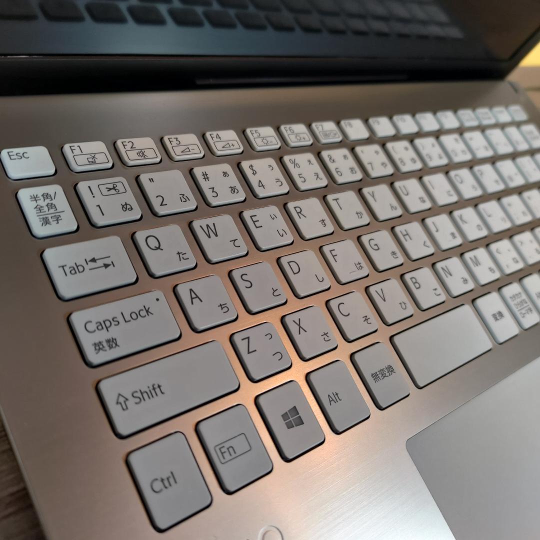 【超希少&美品】VAIOProホワイト指紋認証オフィス付きwin11ノートPC