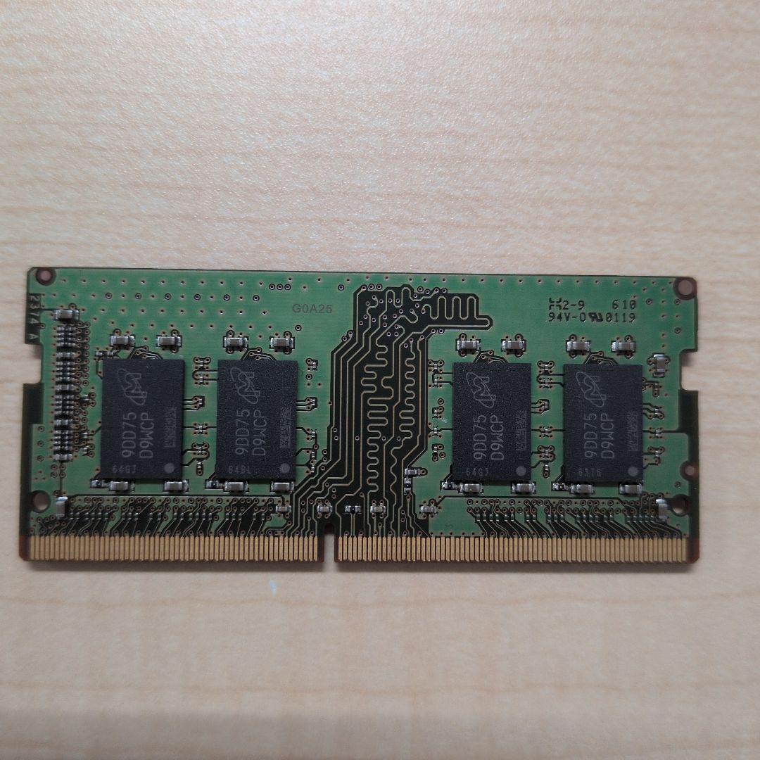 【Micron】DDR4 2666 8GBノートPC用メモリ