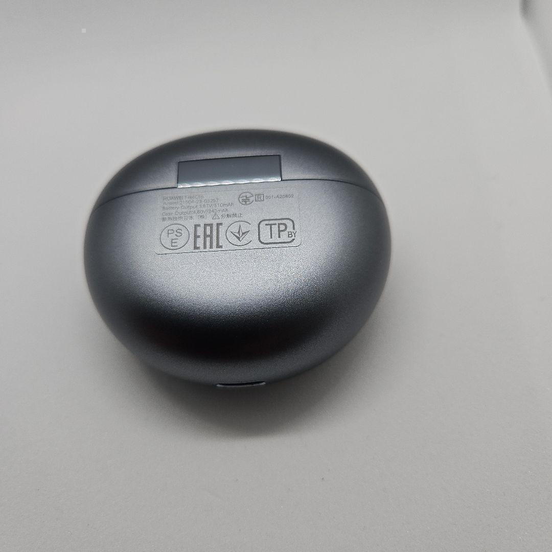 中古美品/充電ケースのみ/HUAWEI FreeClip/ブラック/黒/せ