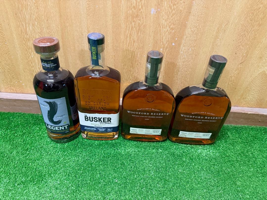 Legent, Busker, Woodford Reserve 4本セット