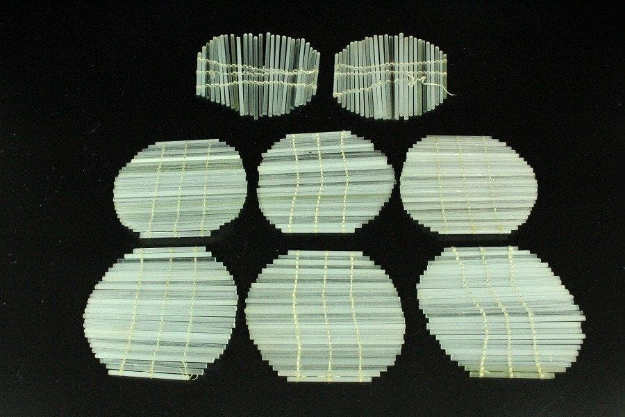 レトロ カットガラス 鉢 小碗 八客 揃 旧家蔵出