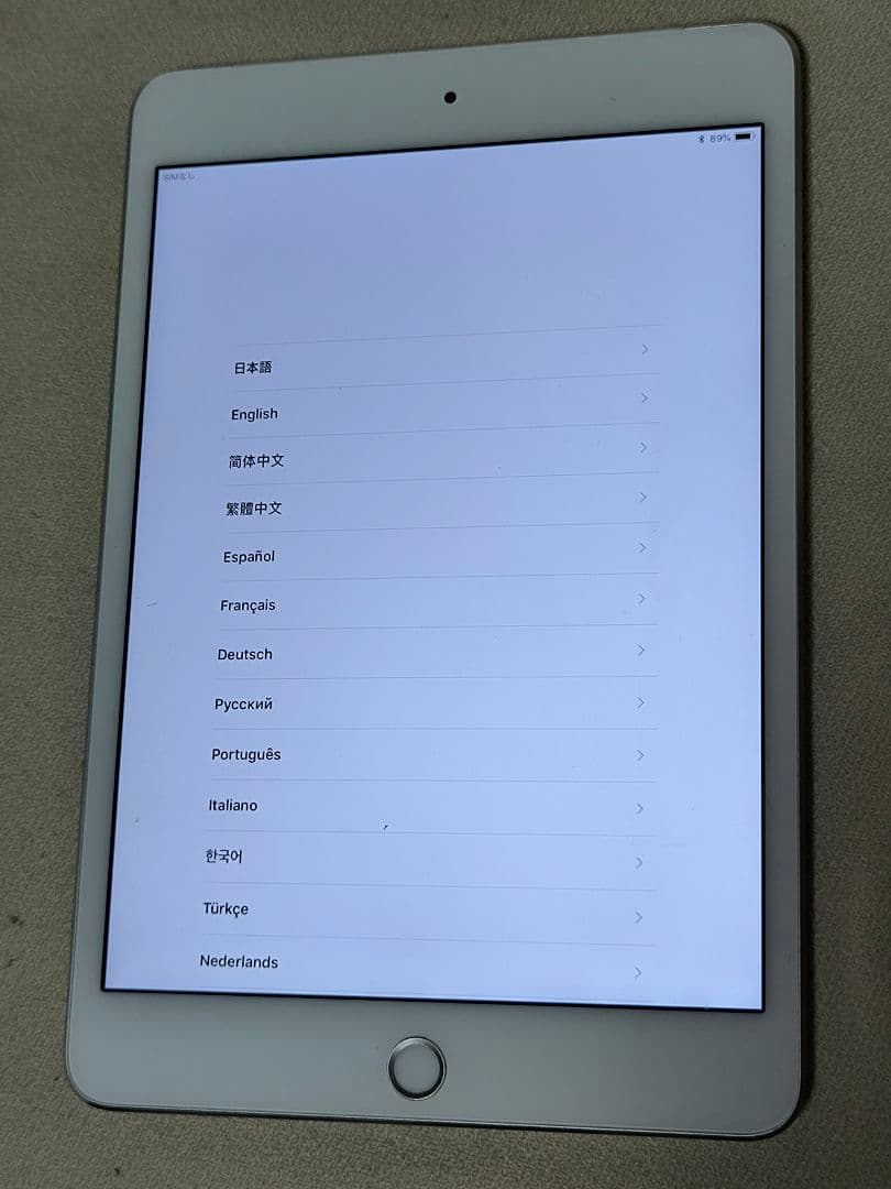 ジャンク Apple iPad mini4 128GB WiFi+セルラー