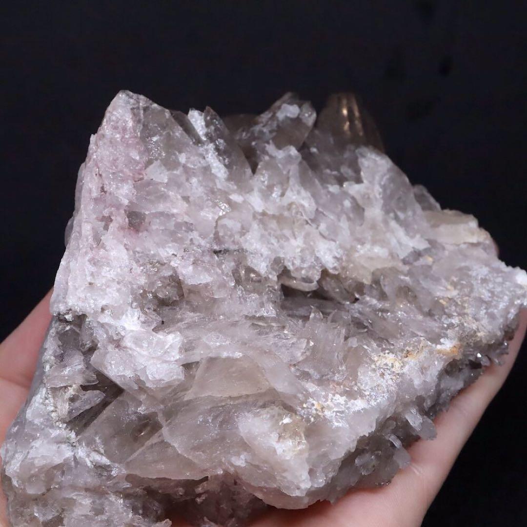 大きめ！スモーキークォーツ 煙水晶 540.8g SQZ156 鉱物 原石天然石