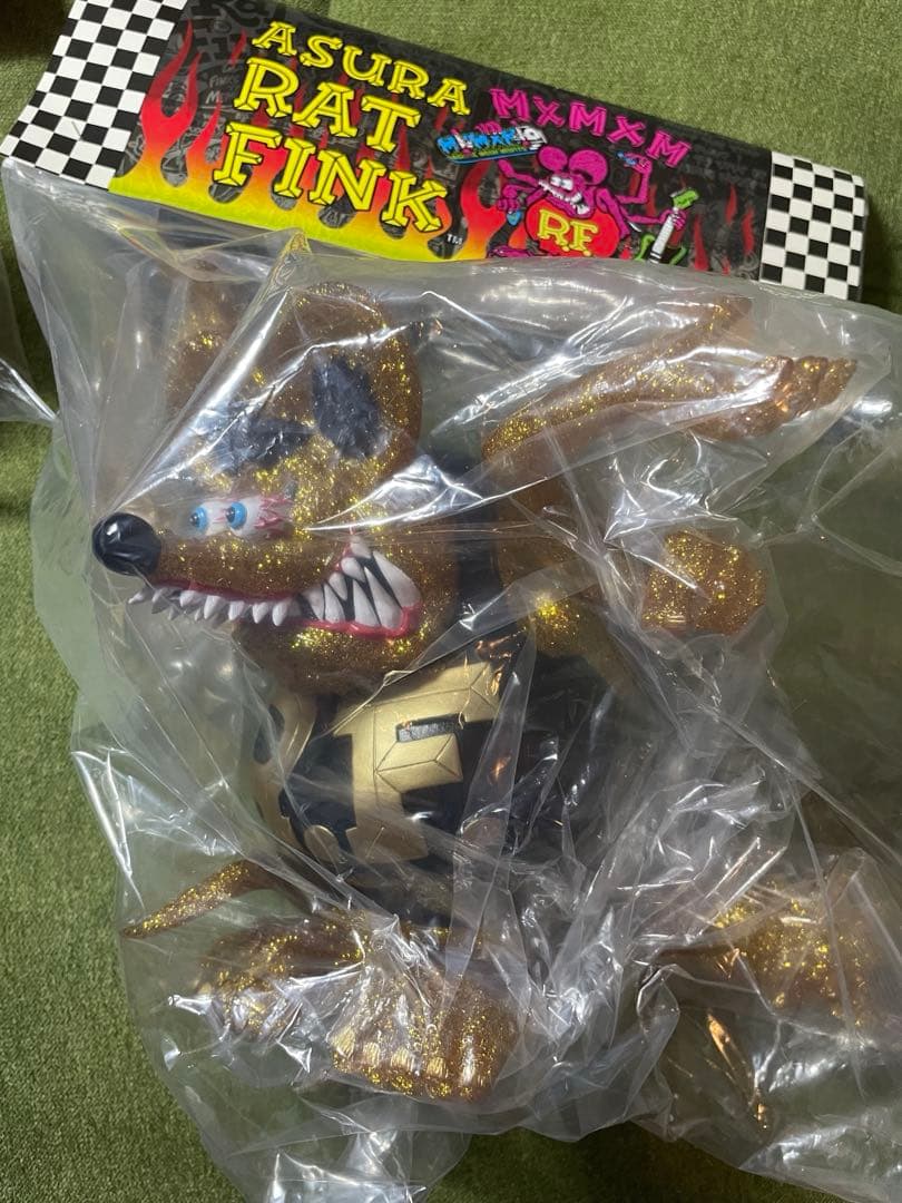 blackbook toy MxMxM RAT FINK アシュラ　Gold