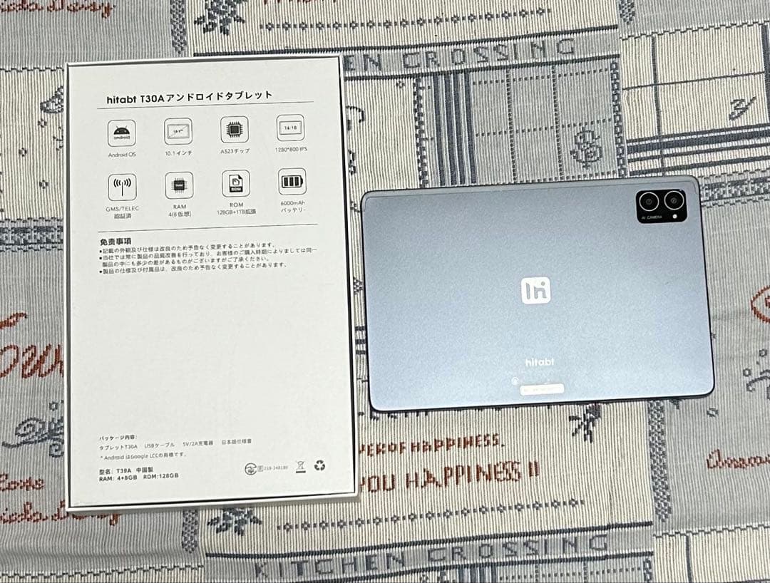 Hitabt T30Aタブレット wi-fiモデル 12GB+128GB+1TB