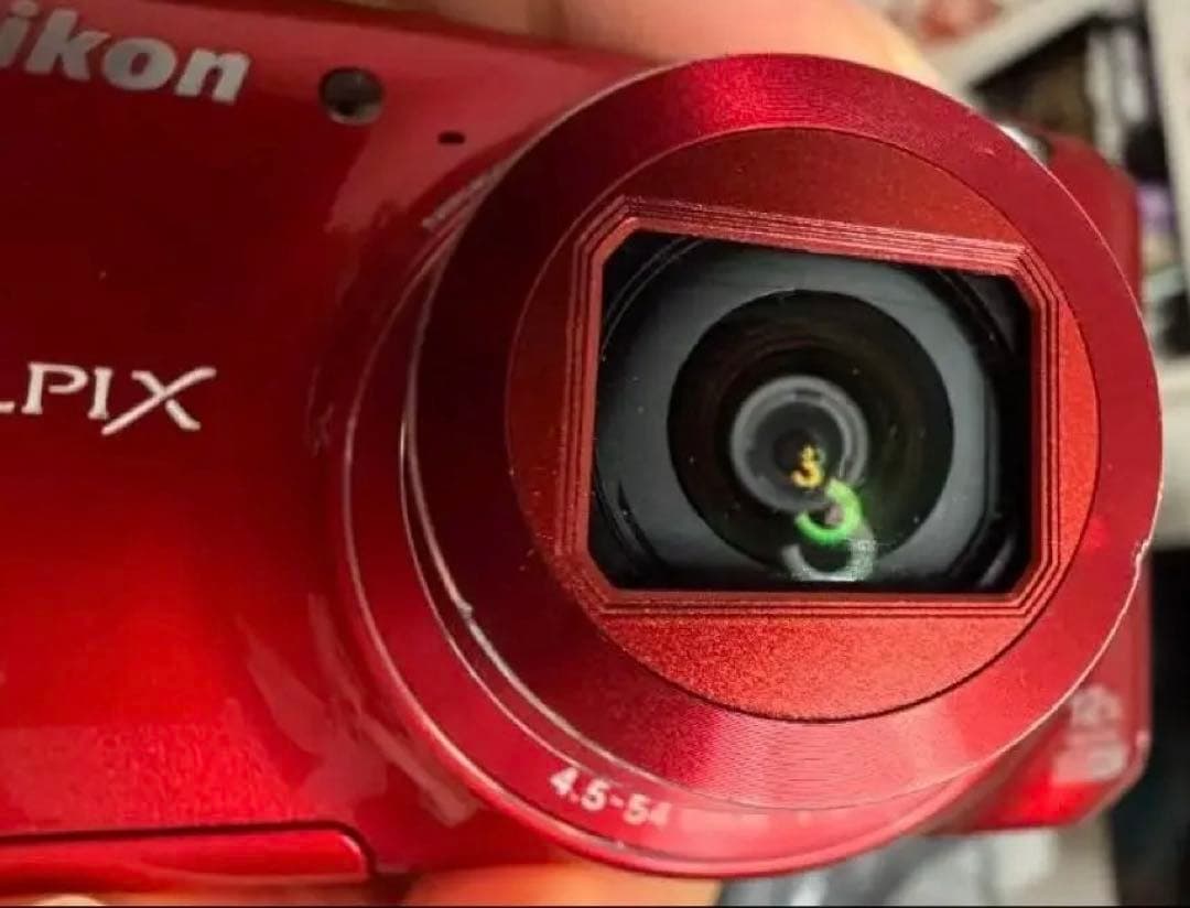 現状品 Nikon COOLPIX S6400 レッド 動作良好 12倍ズーム