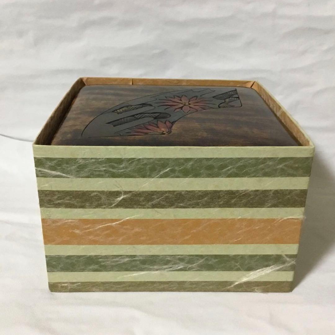 岡山伝統工芸品　烏城彫木製漆器　重箱