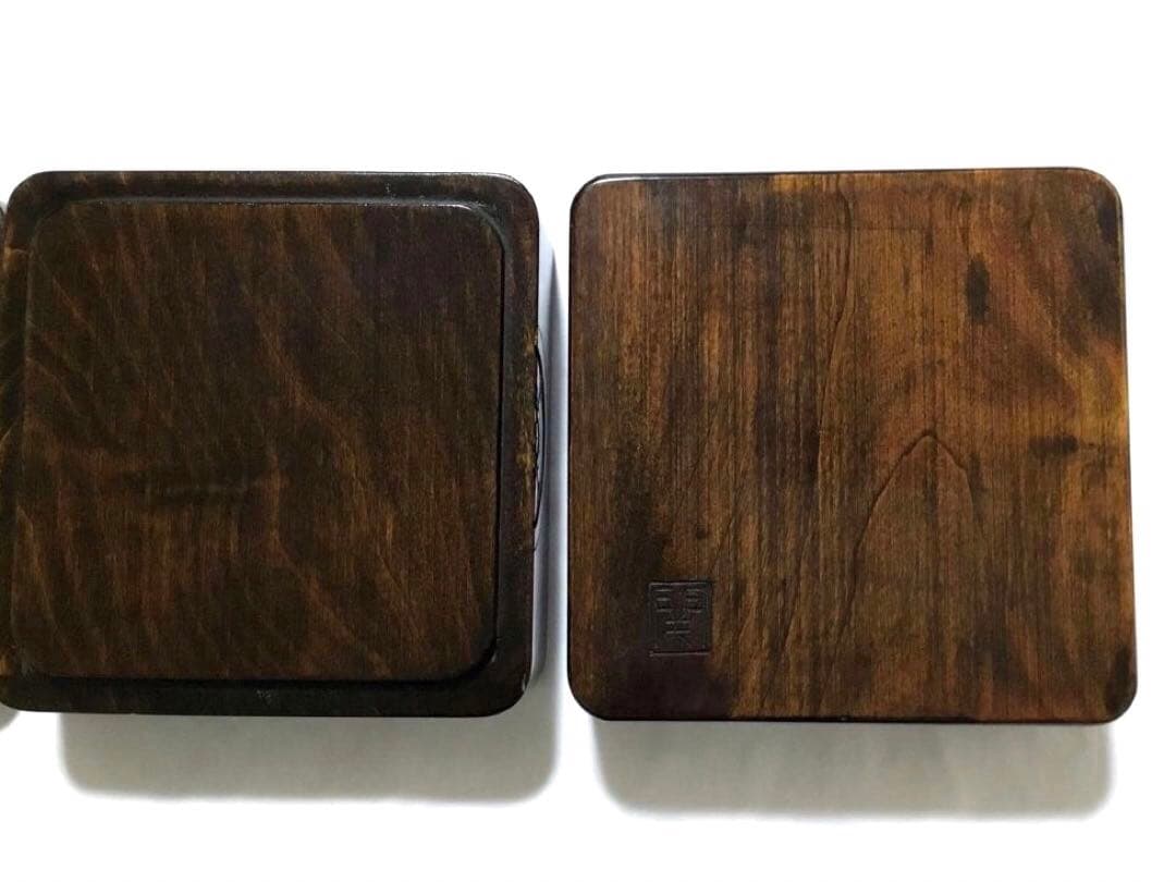 岡山伝統工芸品　烏城彫木製漆器　重箱