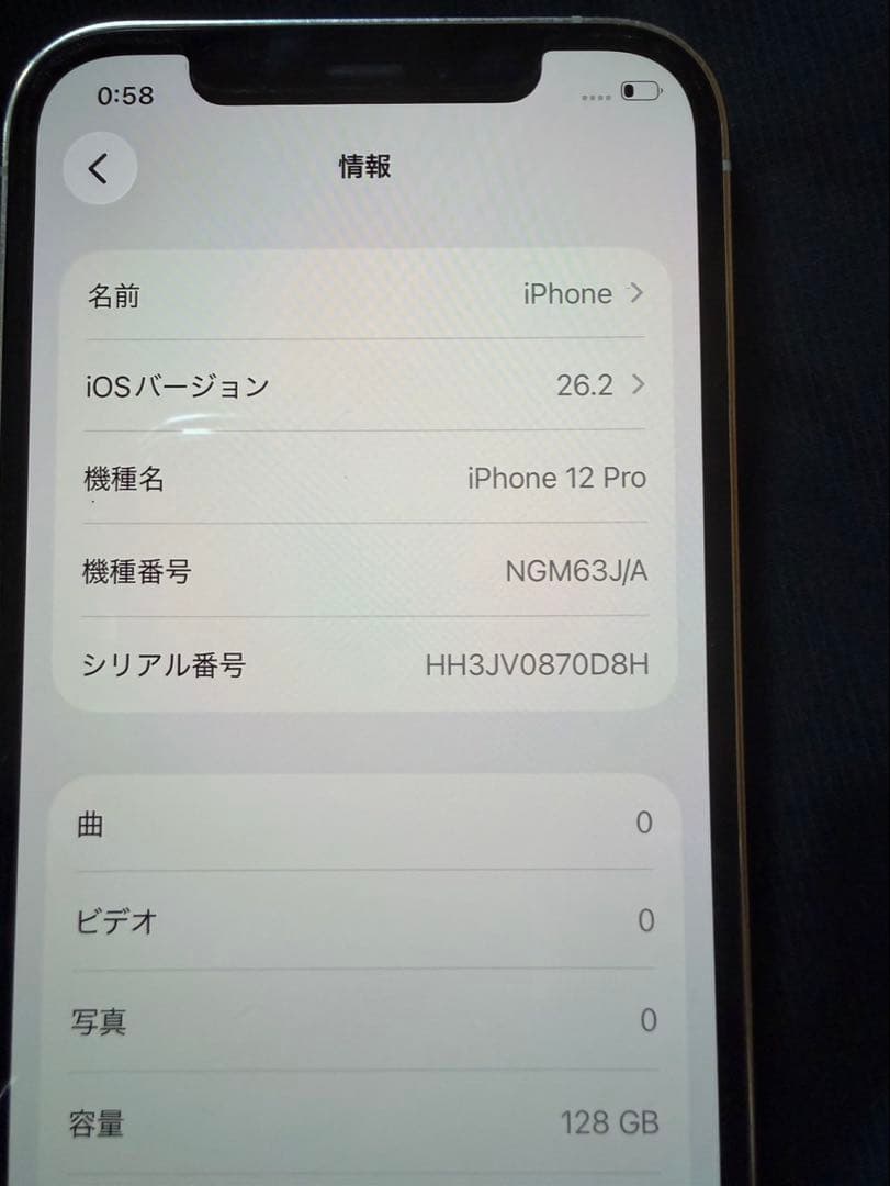 iPhone 12pro シルバー【docomo SIMロック解除済み】