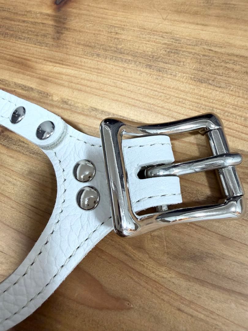 バディベルト 4号 ホワイトキャップ パーツ、スワロフスキーカスタム