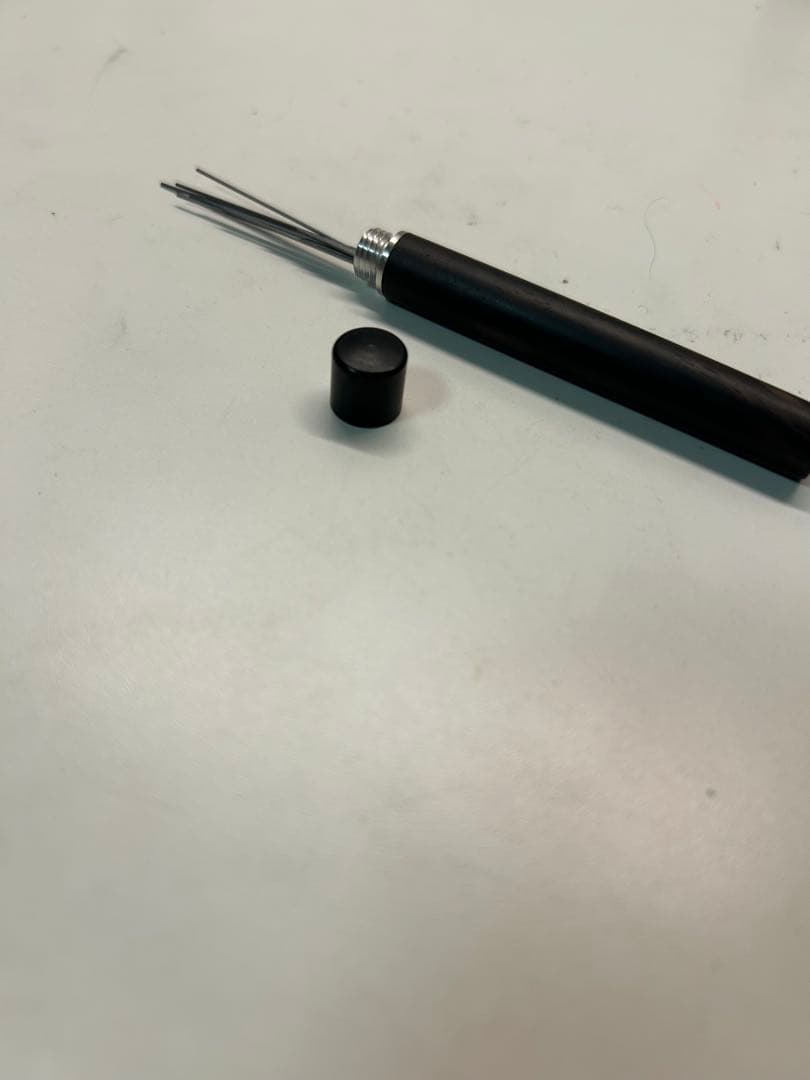 【価格これで固定します！！】 工房楔　黒柿孔雀杢　芯ケース