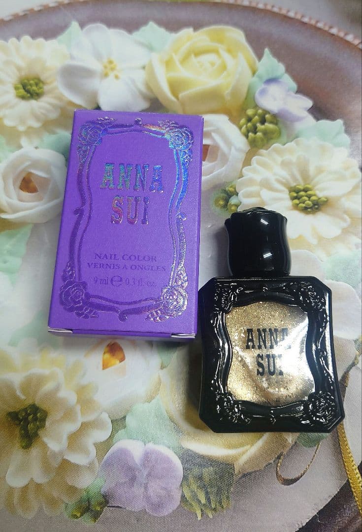 新品♡ANNASUIアナスイ♡ネイル4本・ネイルケアオイル・カラービーズ♡全6点