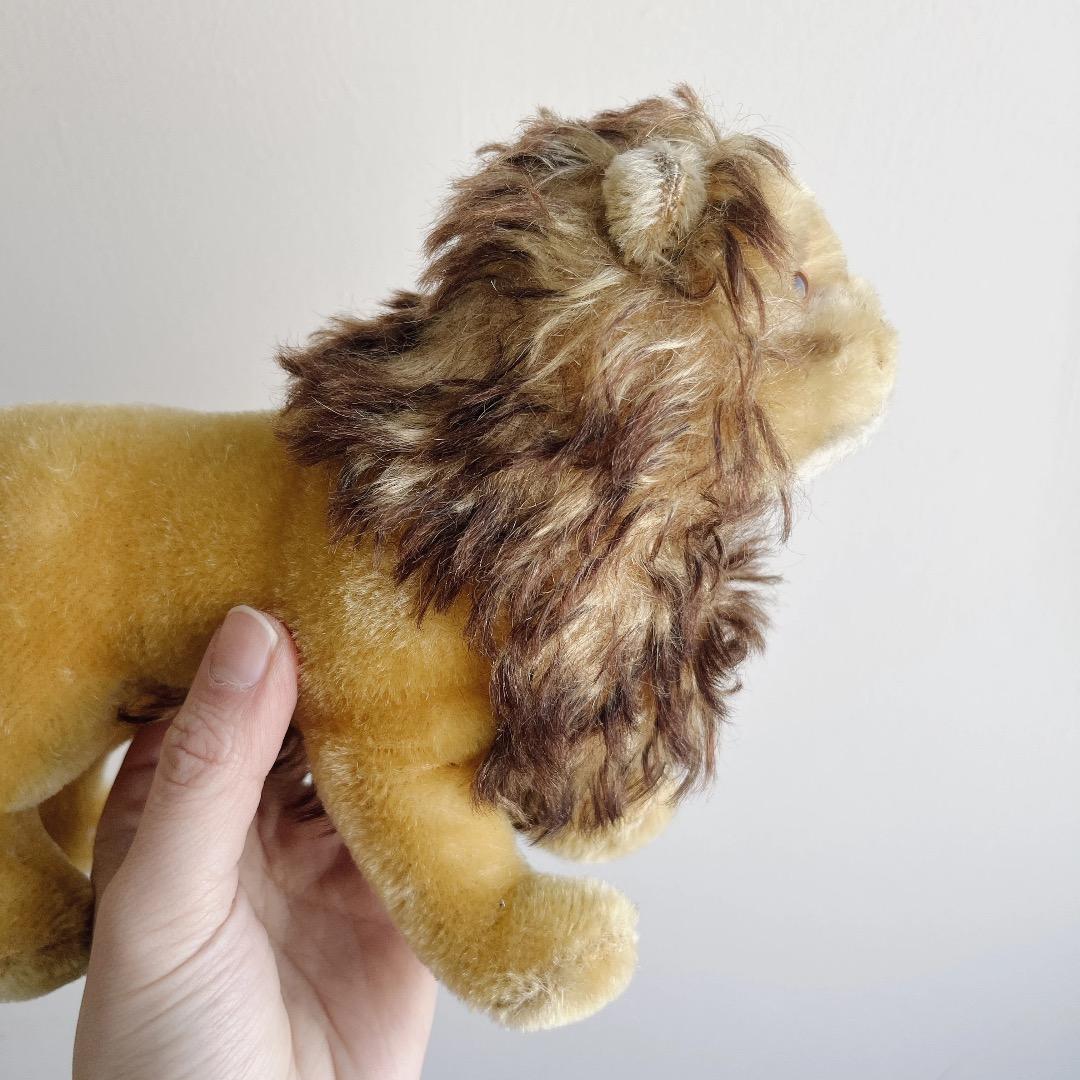 アンティーク雑貨 vintage lion plush toy