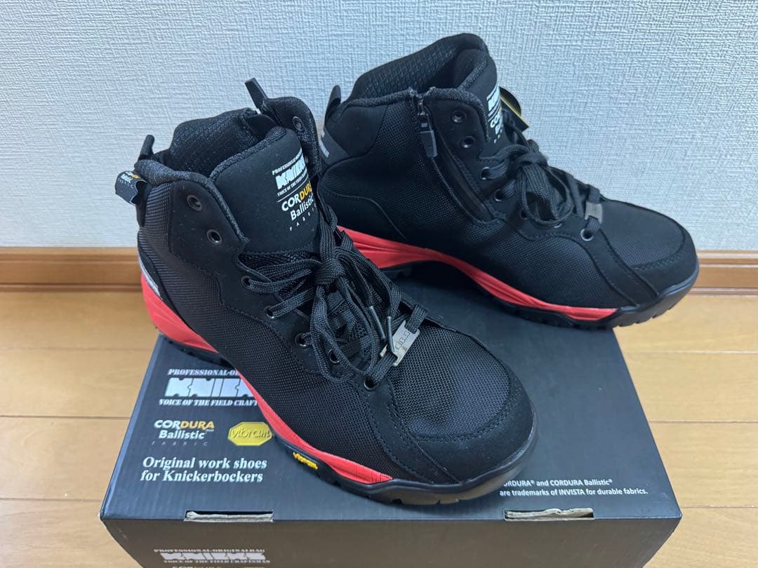KNICKS ニックス 安全靴CORDURA 26.5 新品未使用　レッド