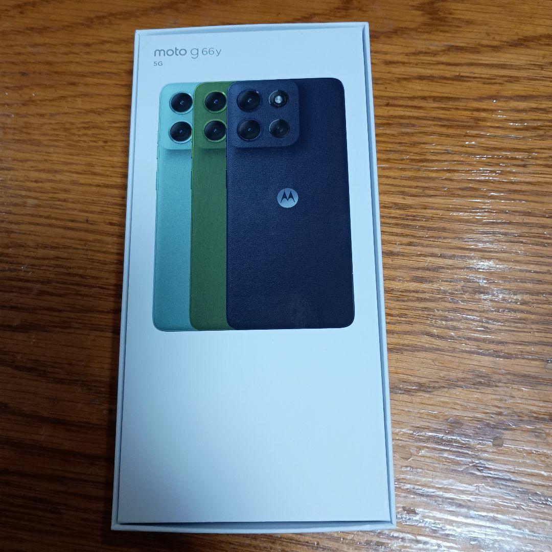 新品　未使用　moto g 66y 5G グリーン 本体