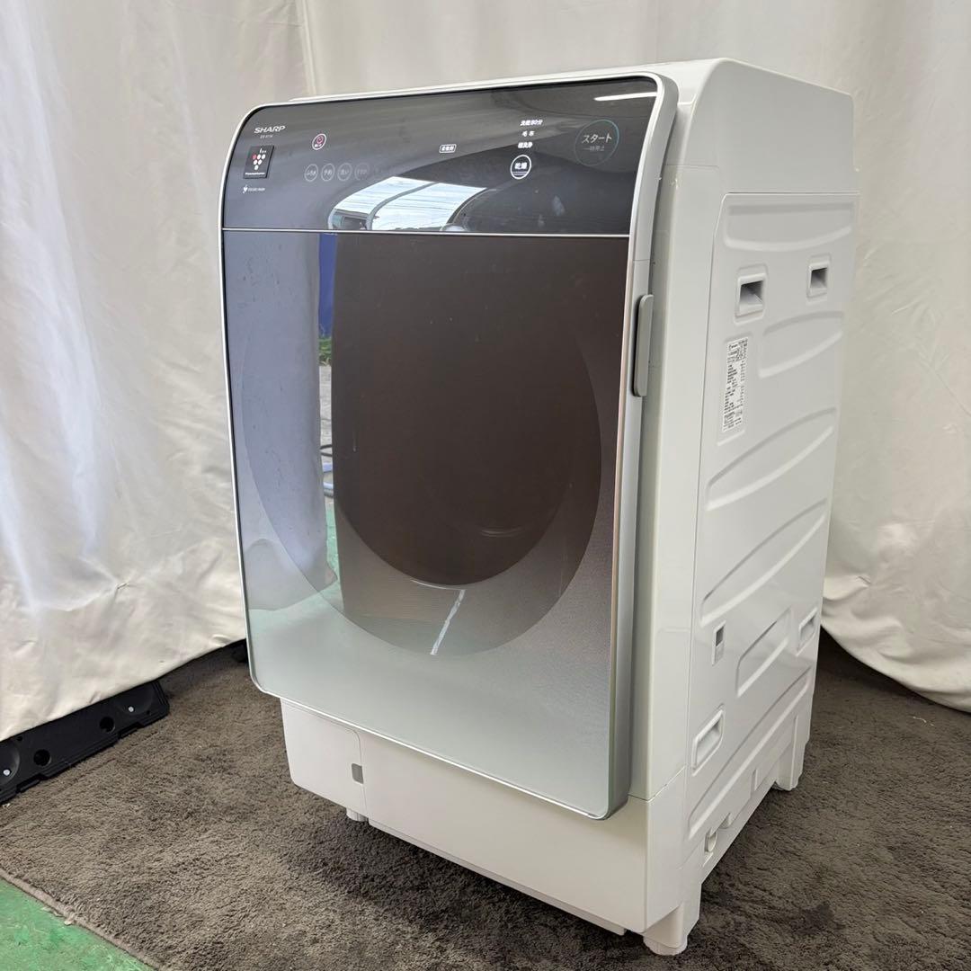 C89❤️　ドラム式洗濯機　SHARP　11キロ　乾燥　綺麗　安い　中古　設置無料