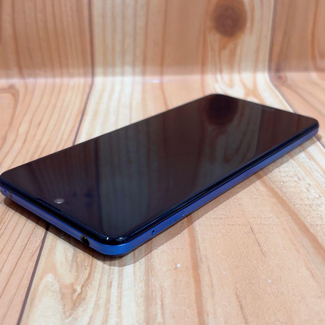 SIMフリー 本体 AQUOS R5G 256 GB 144J ブルー 電池良好