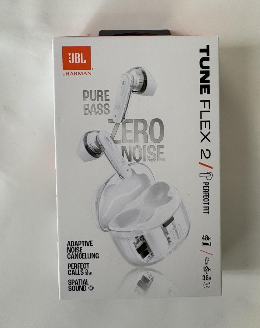 【新品未開封品】JBL TUNE FLEX 2 ワイヤレスイヤホン ホワイト