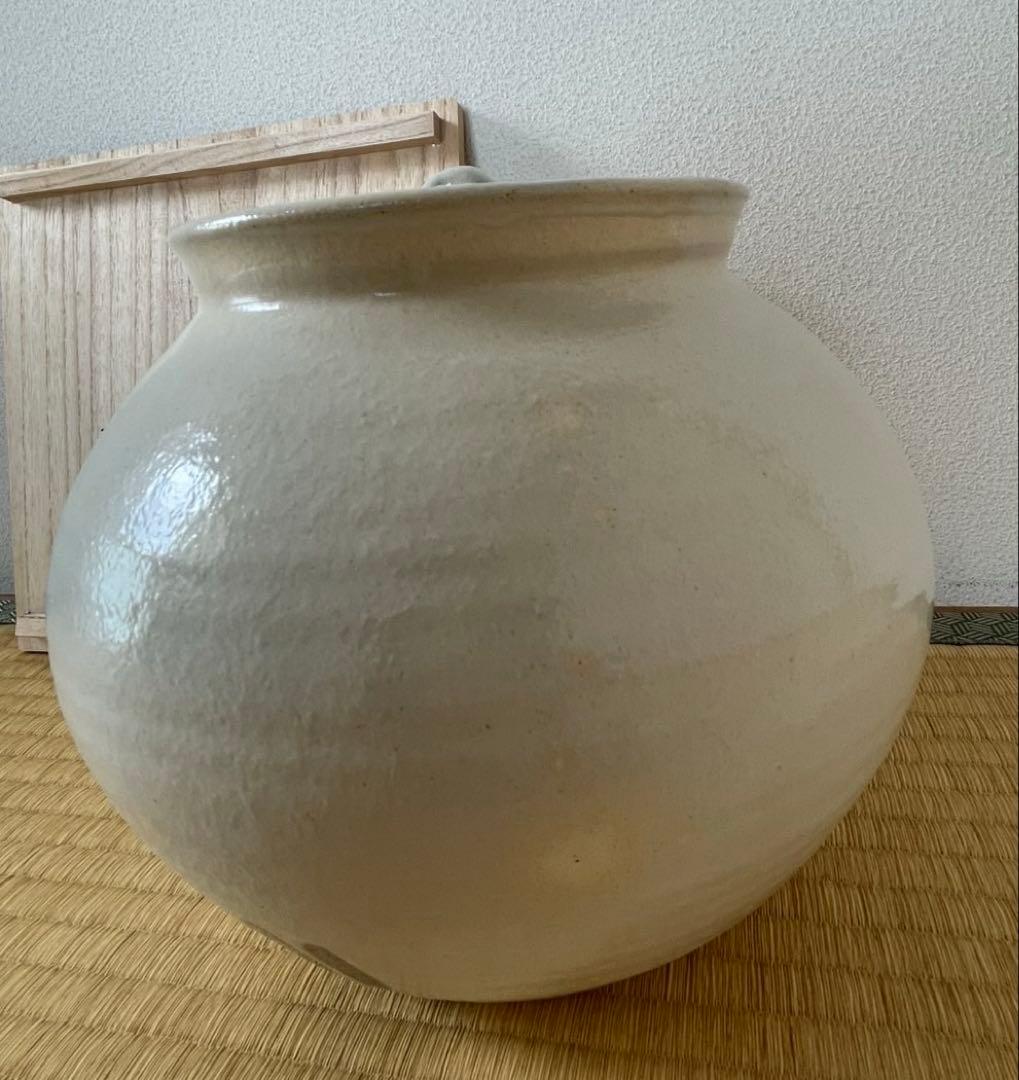 丹波 水指 清水美和雄作 桐共箱 お茶道具 茶道具骨董品