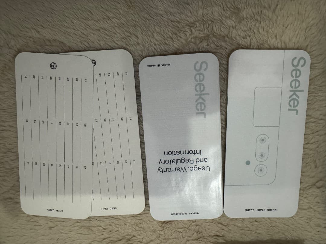 【美品】Solana Mobile Seeker ソラナ モバイル シーカー