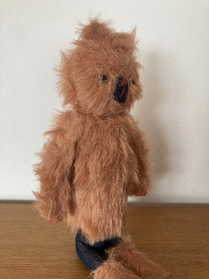 作家さんの茶色いクマのぬいぐるみ　テディベア