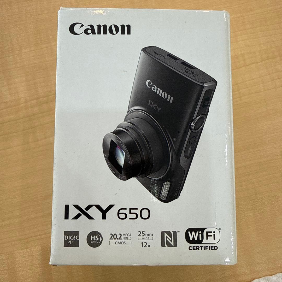 yamamoto 美品CanonIXY650ブラックデジタルカメラSD付