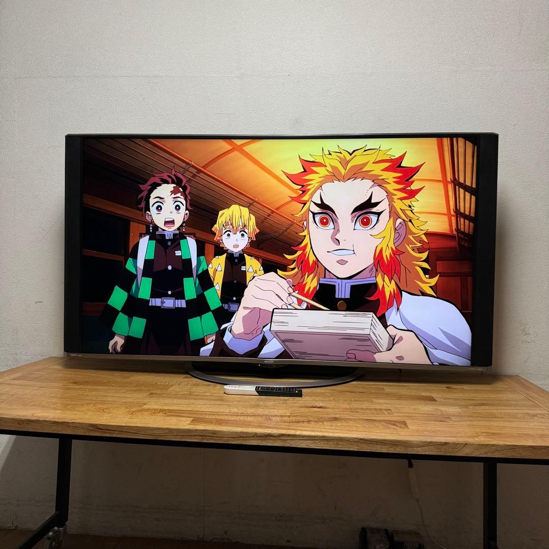 シャープ 60V型 4K 液晶テレビ AQUOS LC-60UH5 動画アプリ○