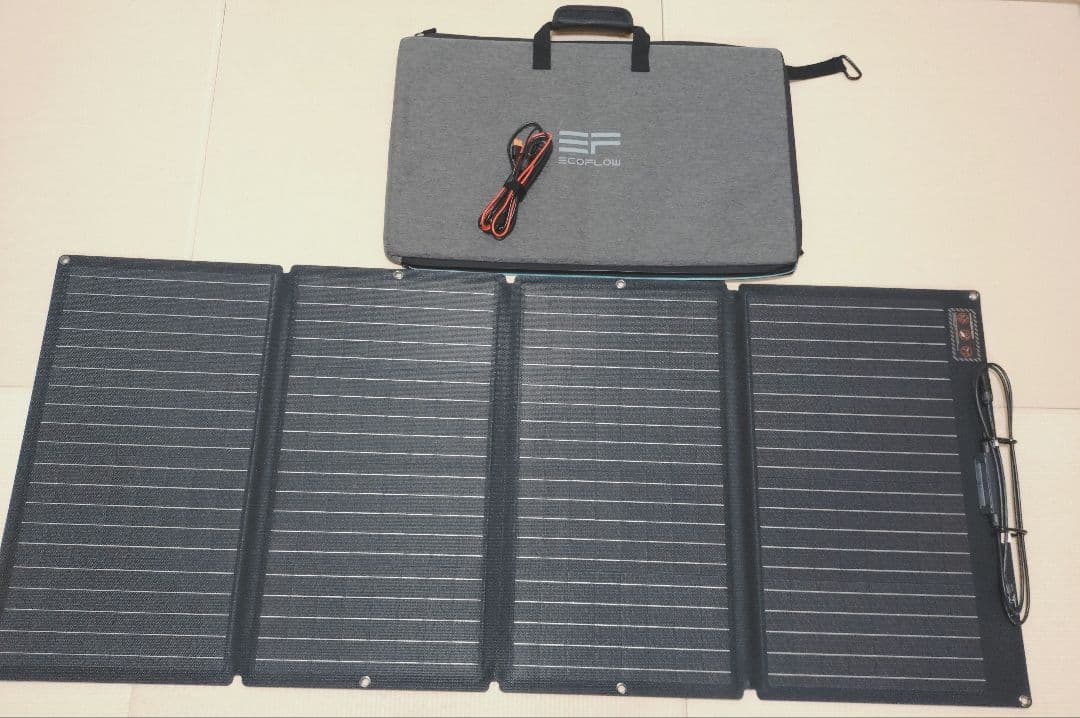 ECOFLOW 160W 片面ソーラーパネル　ポータブル電源用