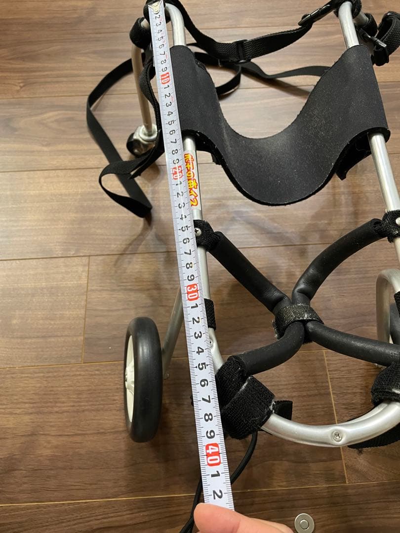 軽量　ポチの車イス　4輪　アルミ製　小型犬