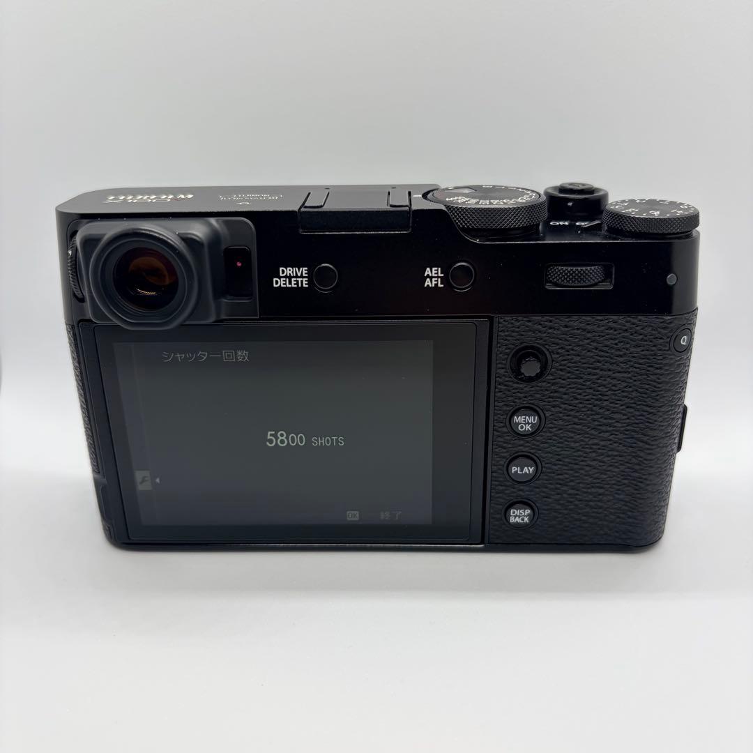 【美品】FUJIFILM X100V ブラック 付属品完備