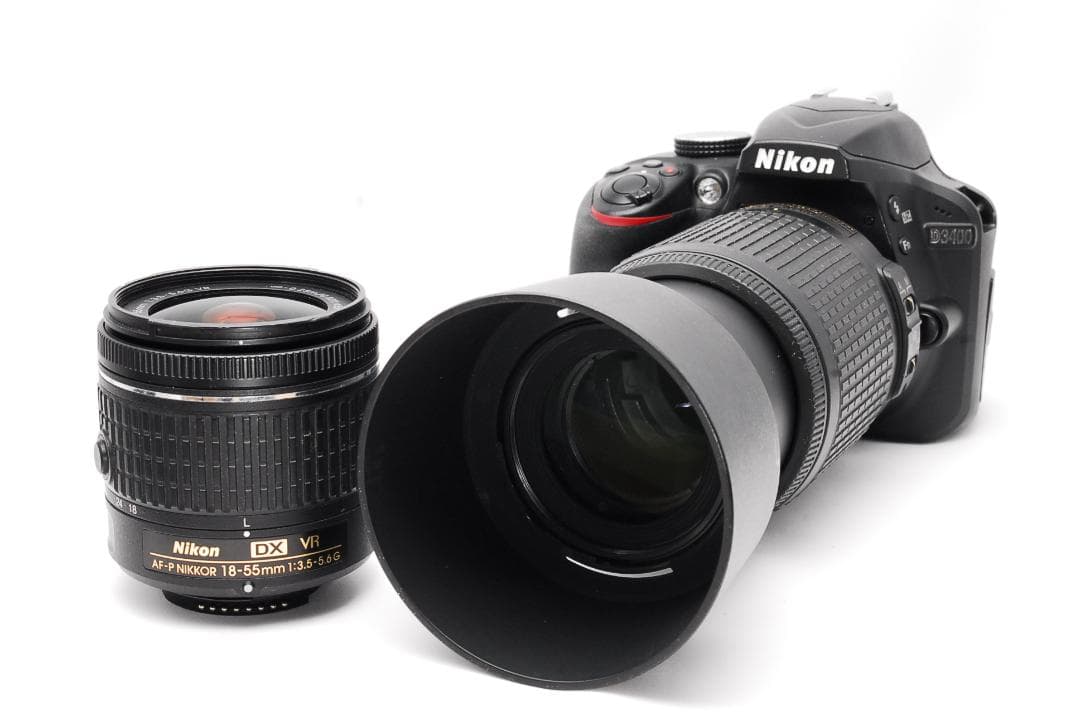 ♥ Nikon D3400 ♥S数新品級 光学美品 ダブルレンズ 初心者おすすめ