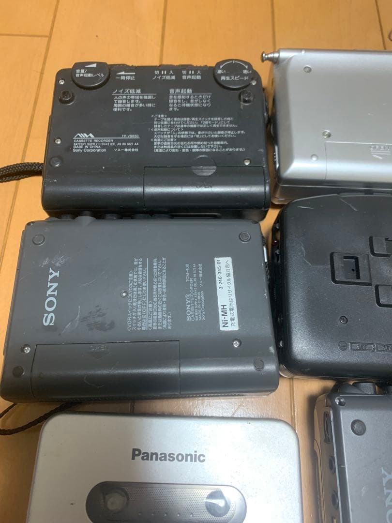 【ジャンク】カセットレコーダー まとめ売りSONY Panasonic Aiwa