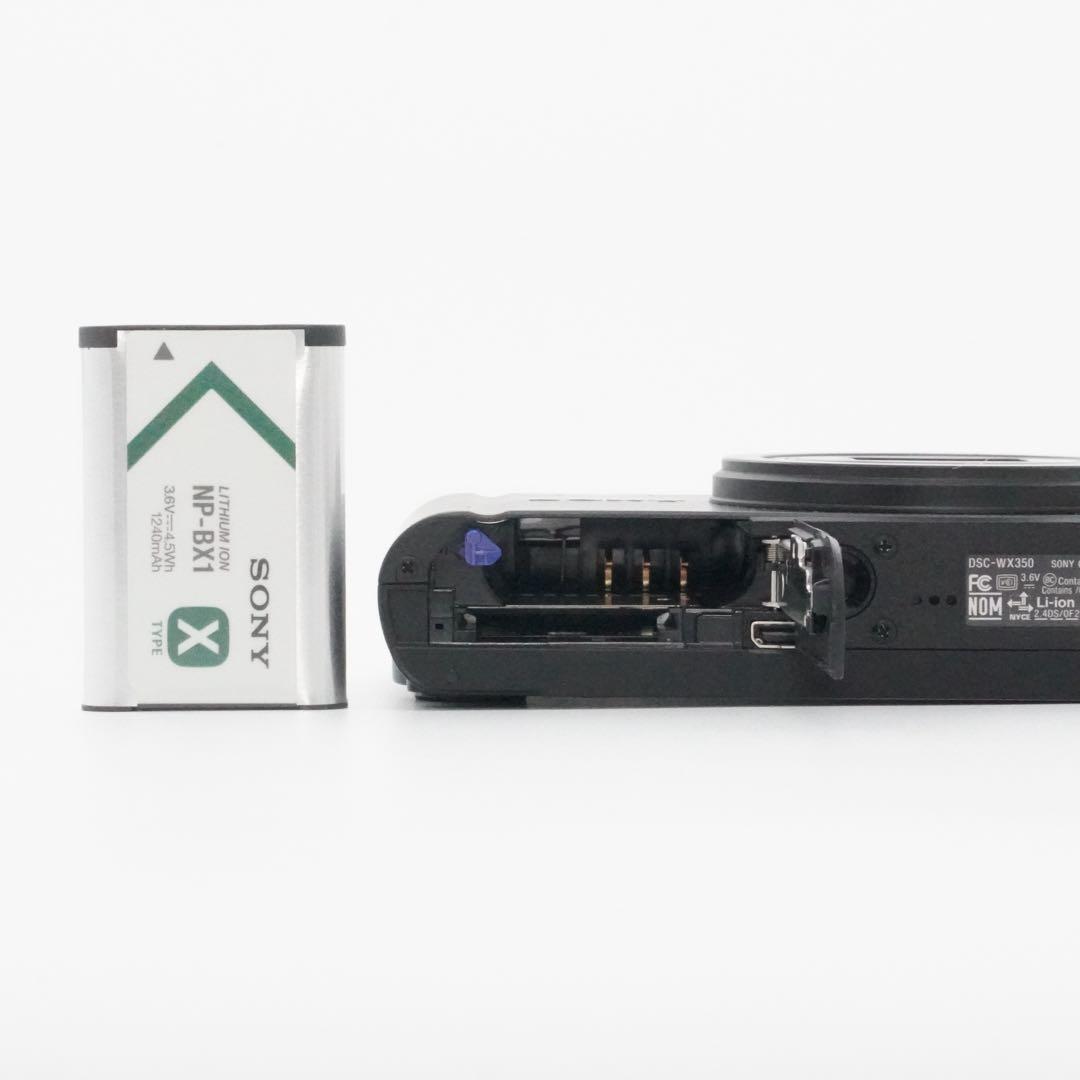 美品 SONY ソニー DSC-WX350 ブラック