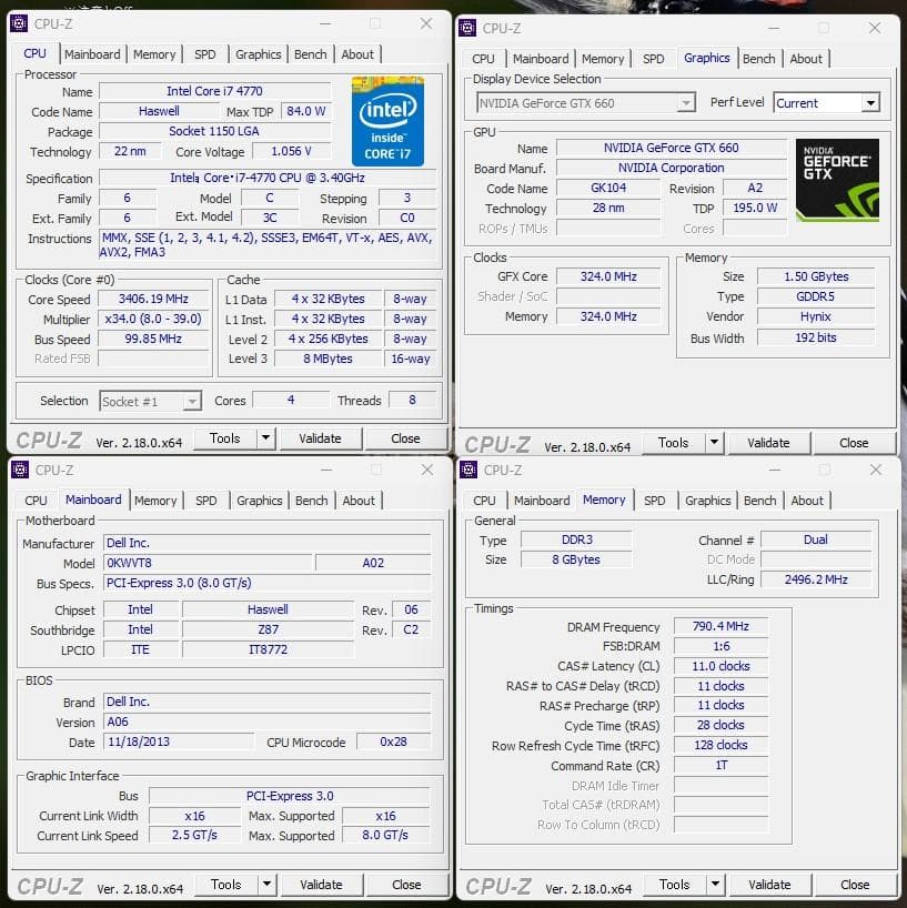 爆速!XPS8700/i7-4770 SSD+HDD/無線/office2021