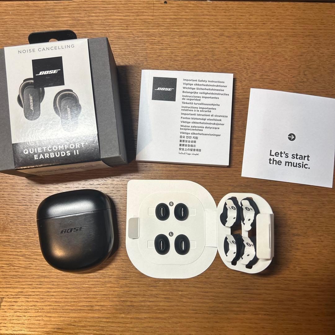 Bose QuietComfort Earbuds II ブラック　ジャンク