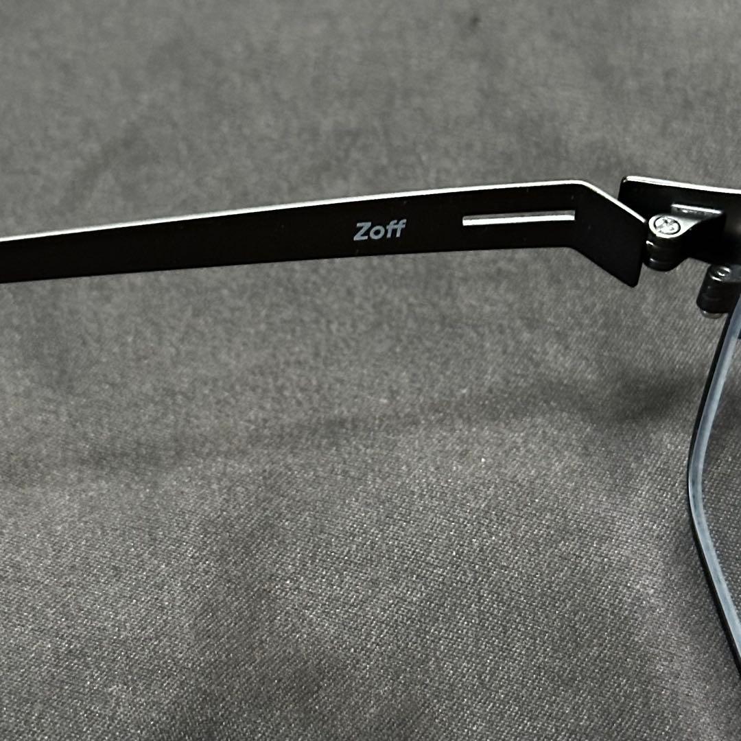 【美品】Zoff NEW STANDARD Ⅱ 度付き スクエア