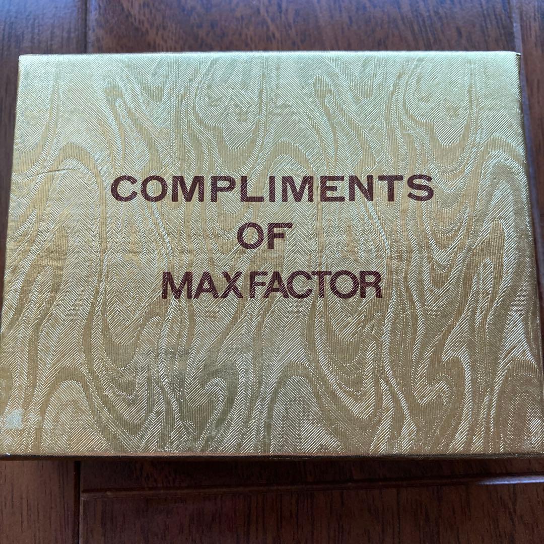 【激レア】1960年代　MAXFACTOR 練り香水　練り香水入れ　ケース