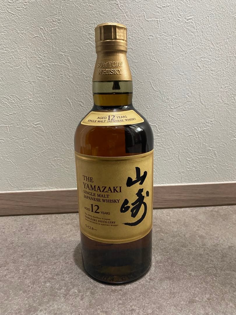 山崎12年 シングルモルトウイスキー 700ml 箱有り