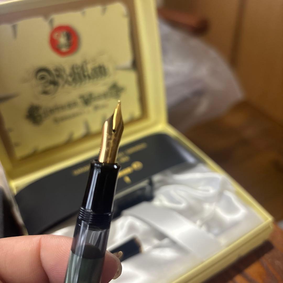 Pelikan 万年筆セット インク瓶付き