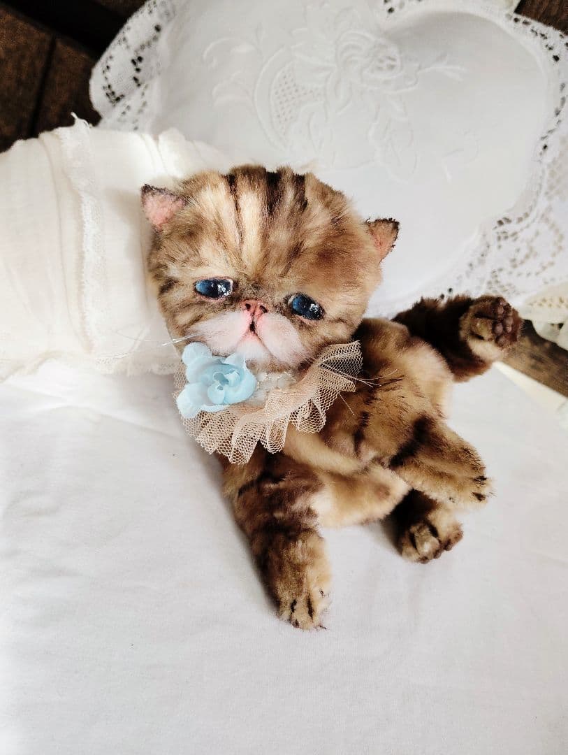 ママ募集❤茶トラ子猫ちゃん♡アートドール♡ぬいぐるみ♡